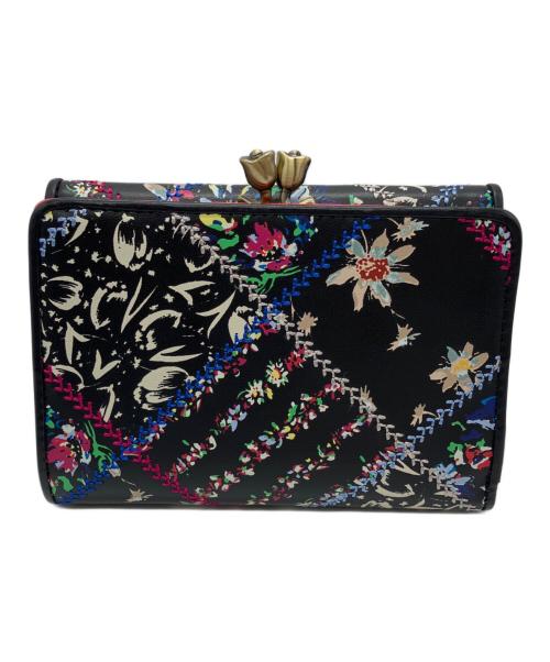 ANNA SUI（アナスイ）ANNA SUI (アナスイ) がま口財布 ブラックの古着・服飾アイテム