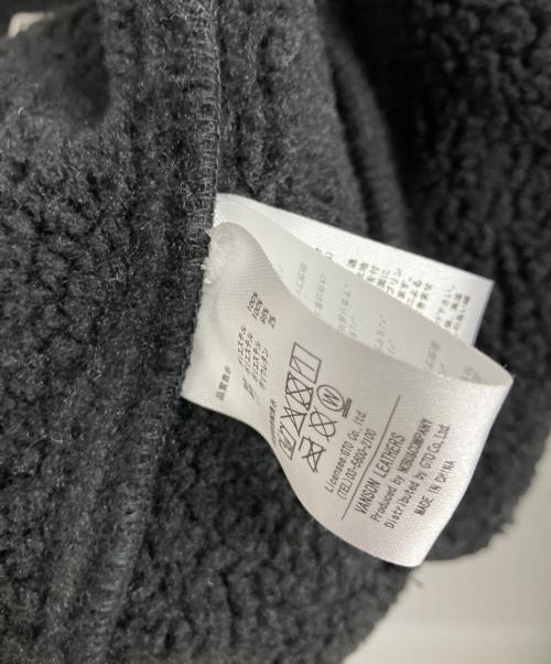 VANSON（バンソン）VANSON (バンソン) トムとジェリー (トムトジェリー) ボンディング スタジャン ブラック サイズ:Sの古着・服飾アイテム