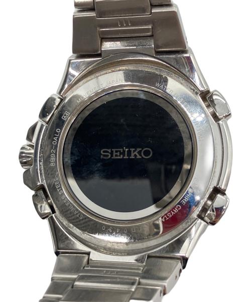 SEIKO（セイコー）SEIKO (セイコー) クロノグラフ　 ソーラー　腕時計 ブラックの古着・服飾アイテム