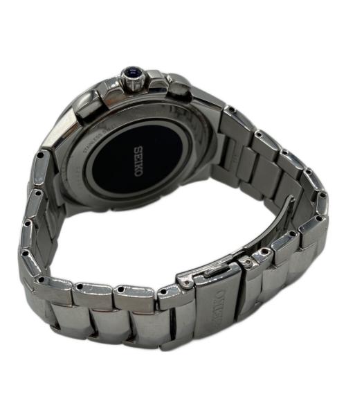 SEIKO（セイコー）SEIKO (セイコー) クロノグラフ　 ソーラー　腕時計 ブラックの古着・服飾アイテム
