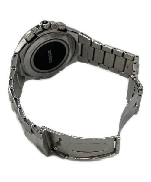 SEIKO（セイコー）SEIKO (セイコー) クロノグラフ　 ソーラー　腕時計 ブラックの古着・服飾アイテム