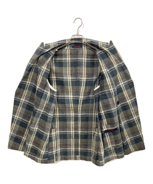 THE GIGI（ザ・ジジ）THE GIGI (ザ・ジジ) ダブルジャケット ベージュ×ネイビー サイズ:tg.46の古着・服飾アイテム