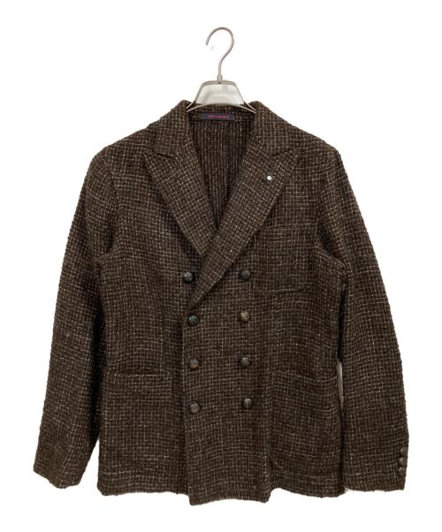 THE GIGI（ザ・ジジ）THE GIGI (ザ・ジジ) ダブルジャケット ダークブラウン サイズ:46の古着・服飾アイテム