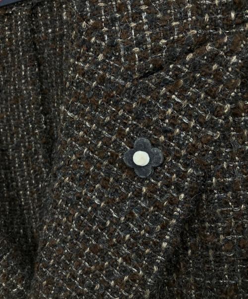 THE GIGI（ザ・ジジ）THE GIGI (ザ・ジジ) ダブルジャケット ダークブラウン サイズ:46の古着・服飾アイテム