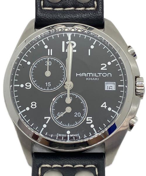 HAMILTON（ハミルトン）HAMILTON (ハミルトン) HAMILTON　カーキパイロット　腕時計 ブラックの古着・服飾アイテム