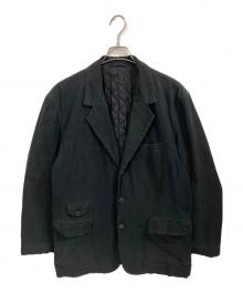 ISSEY MIYAKE（イッセイミヤケ）の古着「コットンテーラードジャケット」｜ブラック