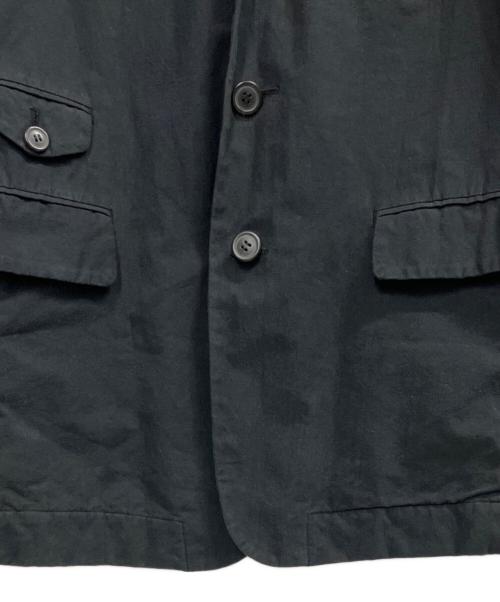 ISSEY MIYAKE（イッセイミヤケ）ISSEY MIYAKE (イッセイミヤケ) コットンテーラードジャケット ブラック サイズ:Mの古着・服飾アイテム