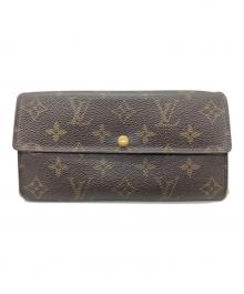 LOUIS VUITTON（ルイ ヴィトン）の古着「ポルトフォイユ・サラ」｜ブラウン