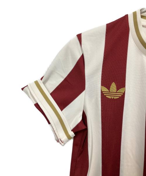 adidas（アディダス）adidas (アディダス) FCニュルンベルク アニバーサリージャージー / ゲームシャツ ホワイト×ブラウン サイズ:S 未使用品の古着・服飾アイテム