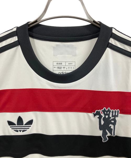 adidas（アディダス）adidas (アディダス) マンチェスター・ユナイテッド 24/25 サードユニフォーム / ゲームシャツ ホワイト サイズ:Mの古着・服飾アイテム