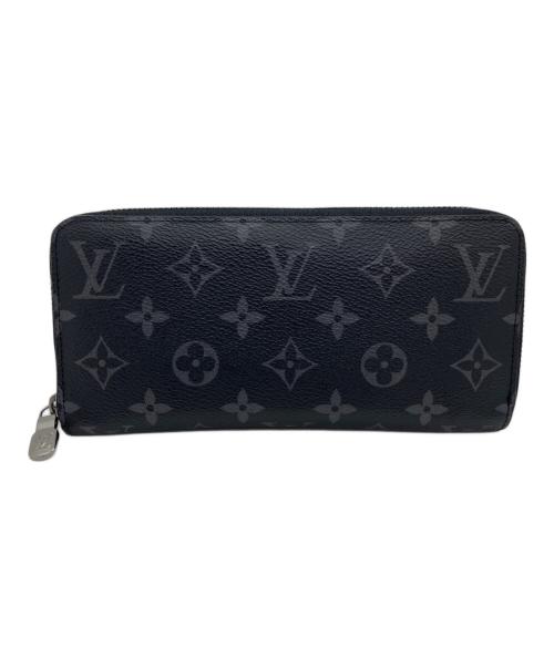 LOUIS VUITTON（ルイ ヴィトン）LOUIS VUITTON (ルイ ヴィトン) モノグラム・エクリプス ジッピー ウォレット / 長財布 ブラックの古着・服飾アイテム