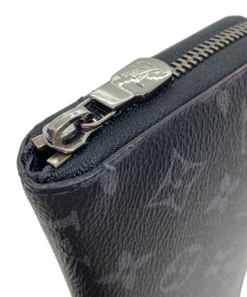 LOUIS VUITTON（ルイ ヴィトン）LOUIS VUITTON (ルイ ヴィトン) モノグラム・エクリプス ジッピー ウォレット / 長財布 ブラックの古着・服飾アイテム