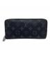 LOUIS VUITTON（ルイ ヴィトン）の古着「モノグラム・エクリプス ジッピー ウォレット / 長財布」｜ブラック