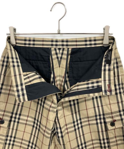 BURBERRY BLACK LABEL（バーバリーブラックレーベル）BURBERRY BLACK LABEL (バーバリーブラックレーベル) ノバチェックハーフパンツ カーキ サイズ:W73の古着・服飾アイテム