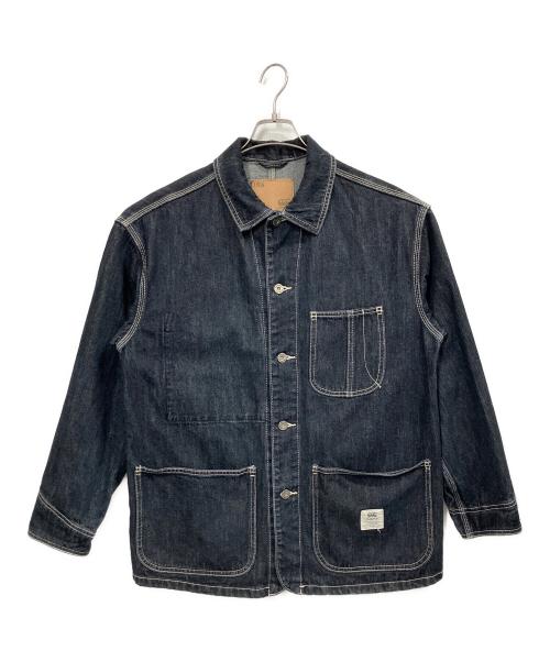 Canterbury（カンタベリー）Canterbury (カンタベリー) デニムカバーオールジャケット インディゴ サイズ:Lの古着・服飾アイテム