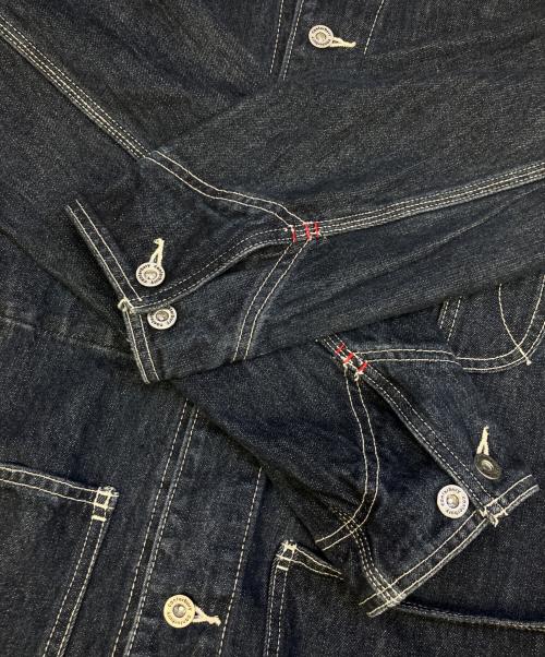 Canterbury（カンタベリー）Canterbury (カンタベリー) デニムカバーオールジャケット インディゴ サイズ:Lの古着・服飾アイテム