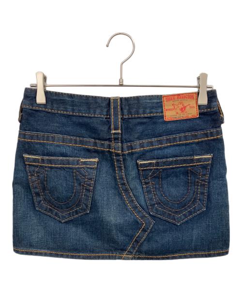 TRUE RELIGION（トゥルー レリジョン）TRUE RELIGION (トゥルー レリジョン) デニムミニスカート インディゴ サイズ:24の古着・服飾アイテム