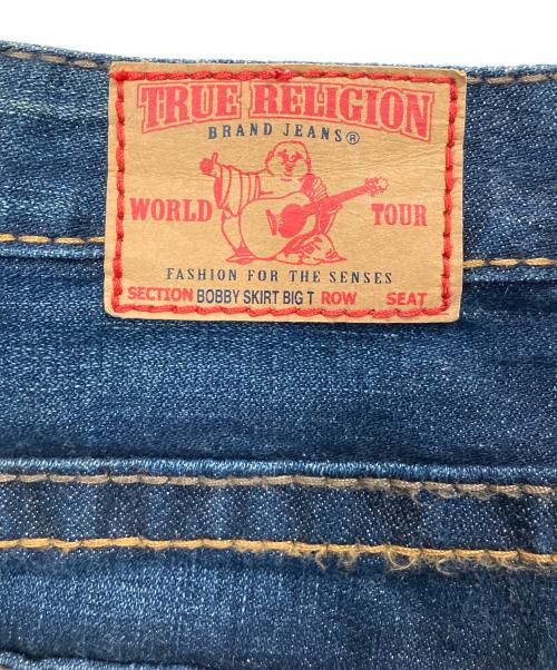 TRUE RELIGION（トゥルー レリジョン）TRUE RELIGION (トゥルー レリジョン) デニムミニスカート インディゴ サイズ:24の古着・服飾アイテム