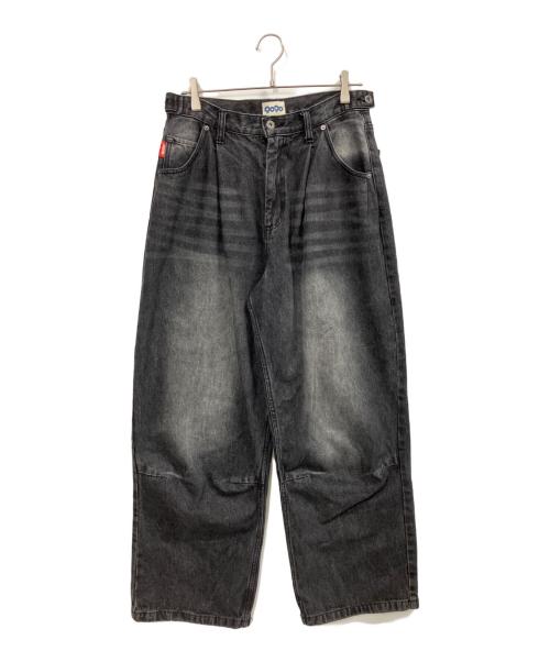 9090（9090）9090 (9090) King Logo Buggy Denim Pants / デニムパンツ インディゴ サイズ:Lの古着・服飾アイテム