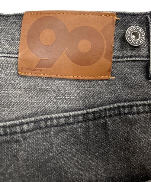 9090（9090）9090 (9090) King Logo Vintage Tapered Pants / デニムパンツ インディゴ サイズ:Lの古着・服飾アイテム