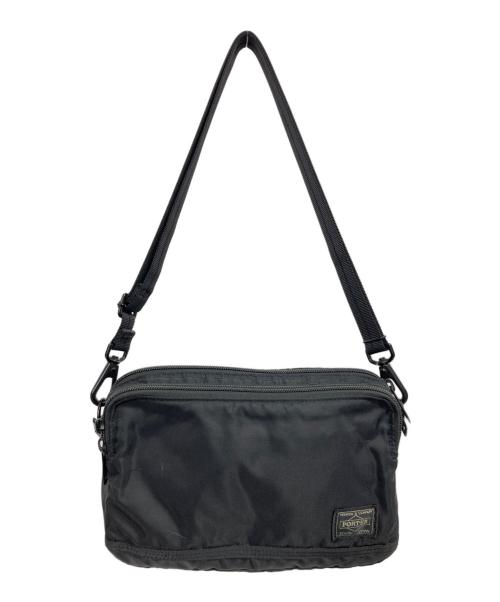 PORTER（ポーター）PORTER (ポーター) FLASH ショルダーバッグ ブラックの古着・服飾アイテム