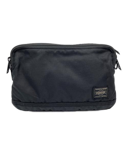 PORTER（ポーター）PORTER (ポーター) FLASH ショルダーバッグ ブラックの古着・服飾アイテム