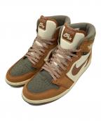 NIKEナイキ）の古着「Air Jordan 1 Element GORE-TEX "Legend Coffee" / ハイカットスニーカー」｜ブラウン×グリーン