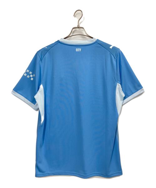 PUMA（プーマ）PUMA (プーマ) 26-27 マンチェスター・シティ HOME ユニフォーム / ゲームシャツ スカイブルー サイズ:Lの古着・服飾アイテム