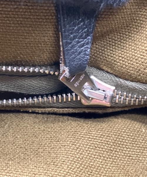 HERMES（エルメス）HERMES (エルメス) フールトゥPM ハンドバッグ ネイビー×オリーブの古着・服飾アイテム