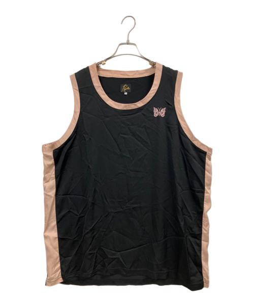 Needles（ニードルズ）Needles (ニードルズ) タンクトップ ブラック×ピンク サイズ:Mの古着・服飾アイテム