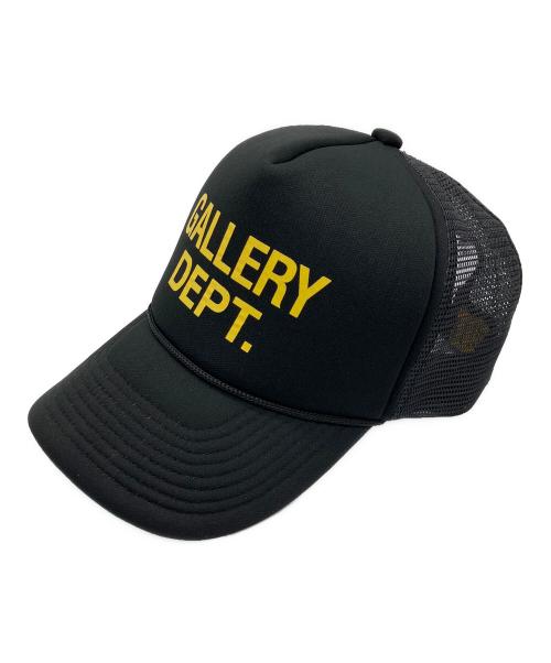GALLERY DEPT（ギャラリー デプト）GALLERY DEPT (ギャラリー デプト) トラッカーキャップ ブラック×イエローの古着・服飾アイテム