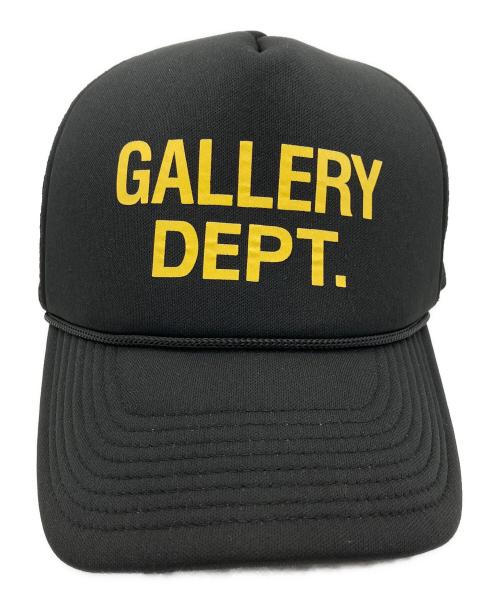GALLERY DEPT（ギャラリー デプト）GALLERY DEPT (ギャラリー デプト) トラッカーキャップ ブラック×イエローの古着・服飾アイテム