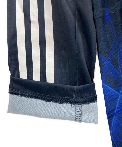 adidas（アディダス）adidas (アディダス) サッカー日本代表 2024 ホーム オーセンティック 長袖ユニフォーム / ゲームシャツ ブルー サイズ:S 未使用品の古着・服飾アイテム