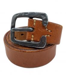 VINTAGE WORKS×AVIREX（ヴィンテージワークス×アヴィレックス）の古着「レザーベルト」｜ブラウン