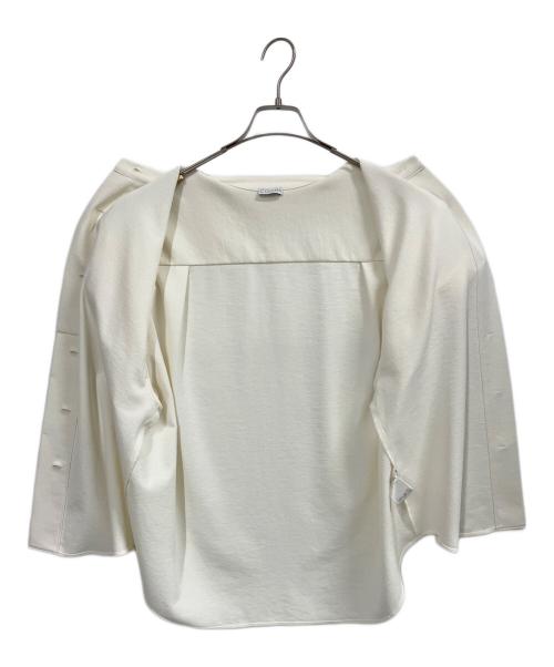 COLUMN（コラム）COLUMN (コラム) 半袖ブラウス ベージュ サイズ:FREEの古着・服飾アイテム