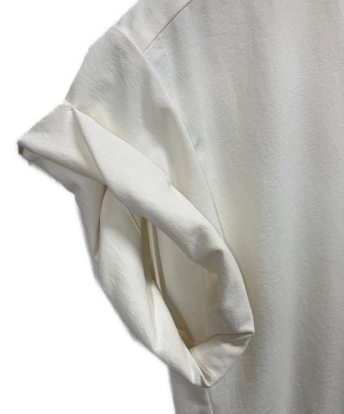 COLUMN（コラム）COLUMN (コラム) 半袖ブラウス ベージュ サイズ:FREEの古着・服飾アイテム