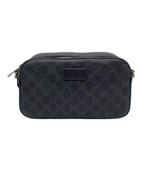 GUCCI（グッチ）GUCCI (グッチ) GGスプリーム ショルダーバッグ グレーの古着・服飾アイテム