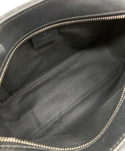 GUCCI（グッチ）GUCCI (グッチ) GGスプリーム ショルダーバッグ グレーの古着・服飾アイテム