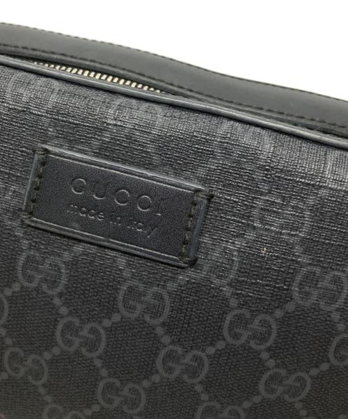 GUCCI（グッチ）GUCCI (グッチ) GGスプリーム ショルダーバッグ グレーの古着・服飾アイテム