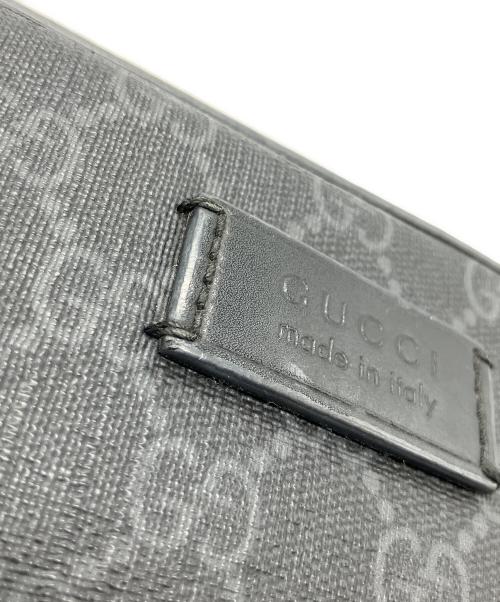 GUCCI（グッチ）GUCCI (グッチ) GGスプリーム ショルダーバッグ グレーの古着・服飾アイテム