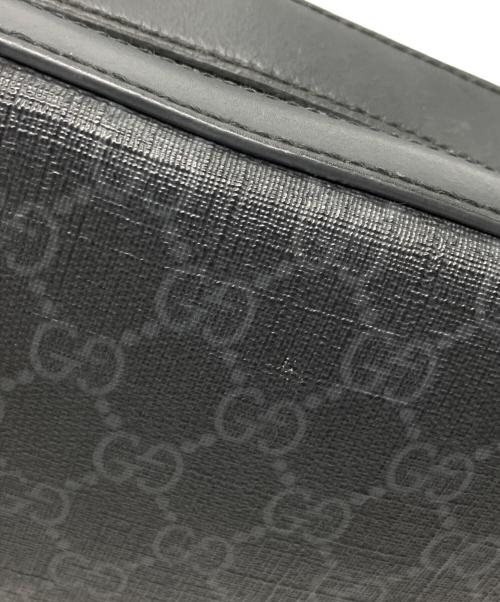 GUCCI（グッチ）GUCCI (グッチ) GGスプリーム ショルダーバッグ グレーの古着・服飾アイテム