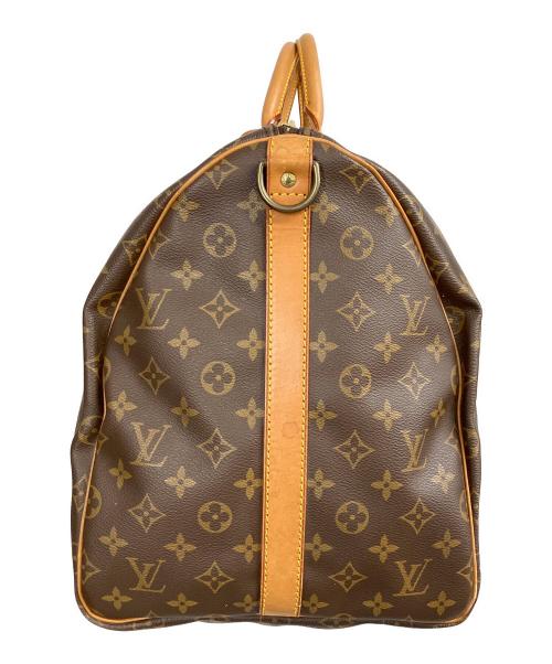 LOUIS VUITTON（ルイ ヴィトン）LOUIS VUITTON (ルイ ヴィトン) キーポル・バンドリエール55 / ボストンバッグ ブラウンの古着・服飾アイテム