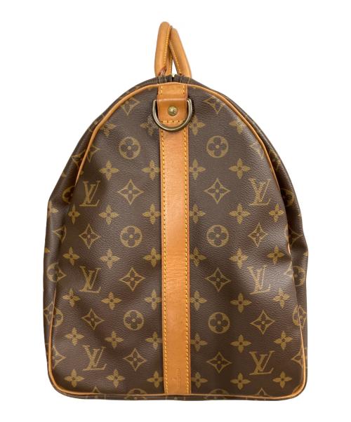 LOUIS VUITTON（ルイ ヴィトン）LOUIS VUITTON (ルイ ヴィトン) キーポル・バンドリエール55 / ボストンバッグ ブラウンの古着・服飾アイテム