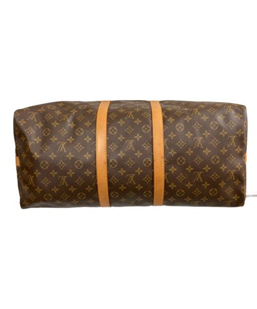 LOUIS VUITTON（ルイ ヴィトン）LOUIS VUITTON (ルイ ヴィトン) キーポル・バンドリエール55 / ボストンバッグ ブラウンの古着・服飾アイテム