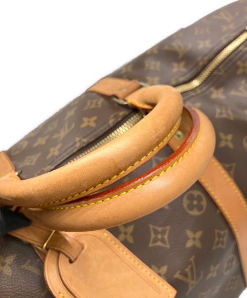LOUIS VUITTON（ルイ ヴィトン）LOUIS VUITTON (ルイ ヴィトン) キーポル・バンドリエール55 / ボストンバッグ ブラウンの古着・服飾アイテム