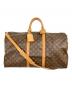 LOUIS VUITTON（ルイ ヴィトン）の古着「キーポル・バンドリエール55 / ボストンバッグ」｜ブラウン