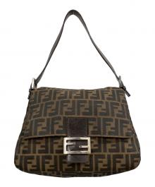 FENDI（フェンディ）の古着「ズッカ マンマバケット / セミショルダーバッグ」｜ブラウン