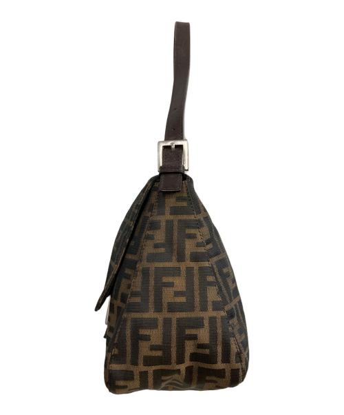 FENDI（フェンディ）FENDI (フェンディ) ズッカ マンマバケット / セミショルダーバッグ ブラウンの古着・服飾アイテム