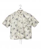 nanamicaナナミカ）の古着「nanamica Open Collar Wind H/S Shirt Ecru / 半袖シャツ」｜ホワイト