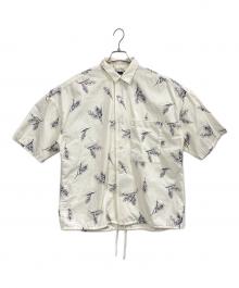 nanamica（ナナミカ）の古着「nanamica Open Collar Wind H/S Shirt Ecru / 半袖シャツ」｜ホワイト